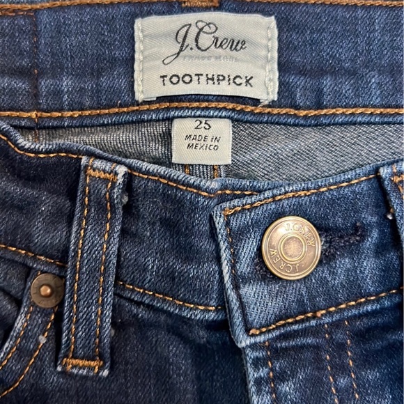 JCrew Toothpick Skinny Jeans Womens Size 25 - Picture 3 of 3